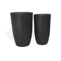 فازة سيراميك -cera30058-Dark gry-38 * 38 * 58